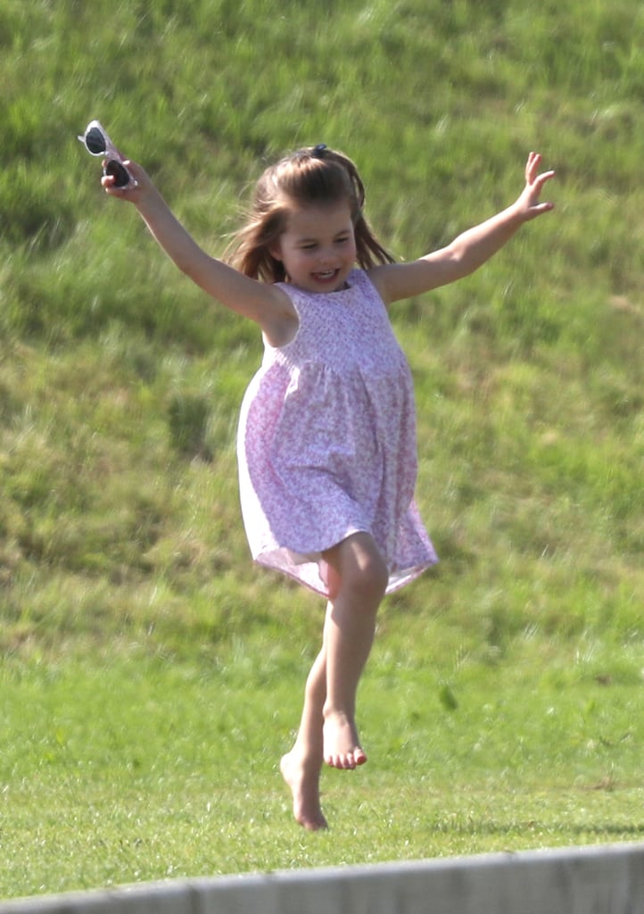 Princess Charlotte Having Fun at Polo Match June 2018