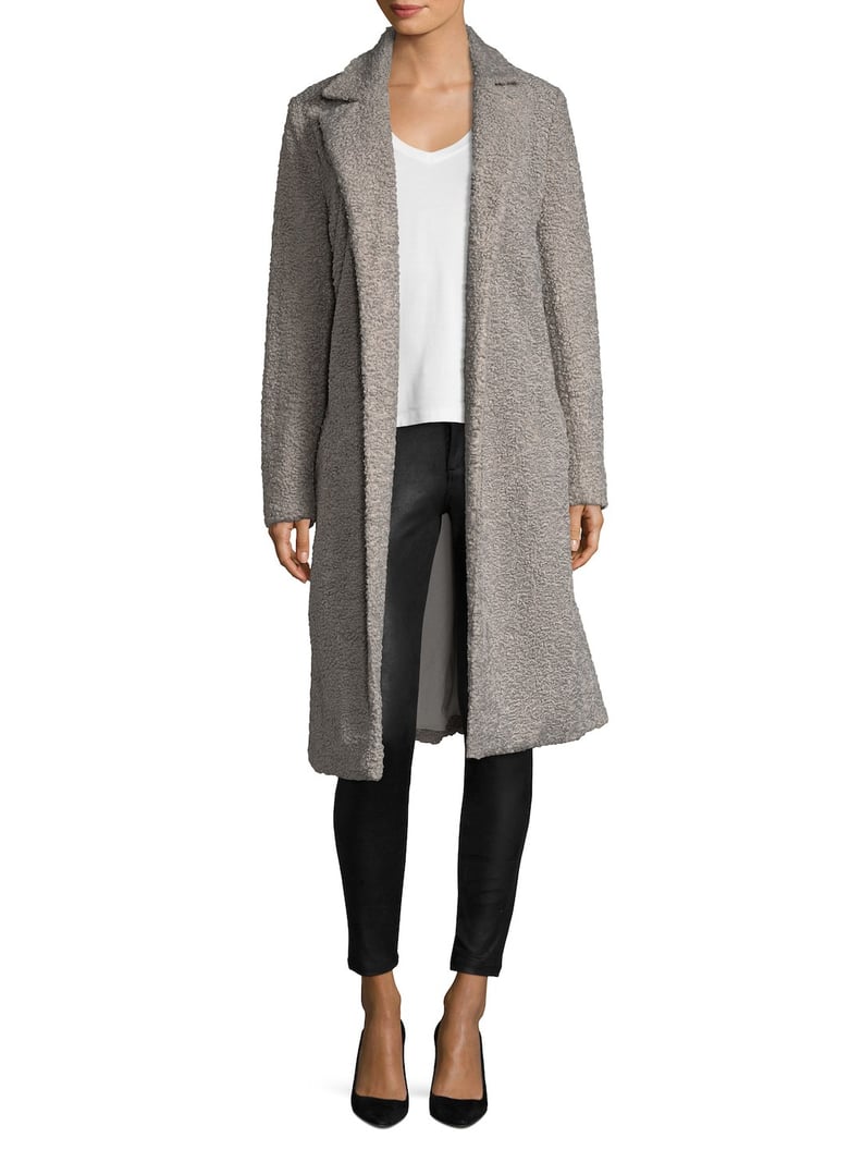 Ava & Aiden Boucle Long Coat