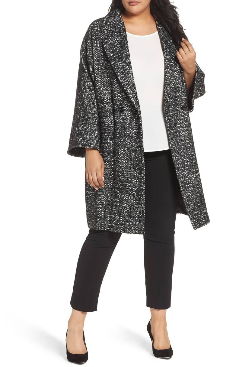 Persona by Marina Rinaldi Tweed Car Coat