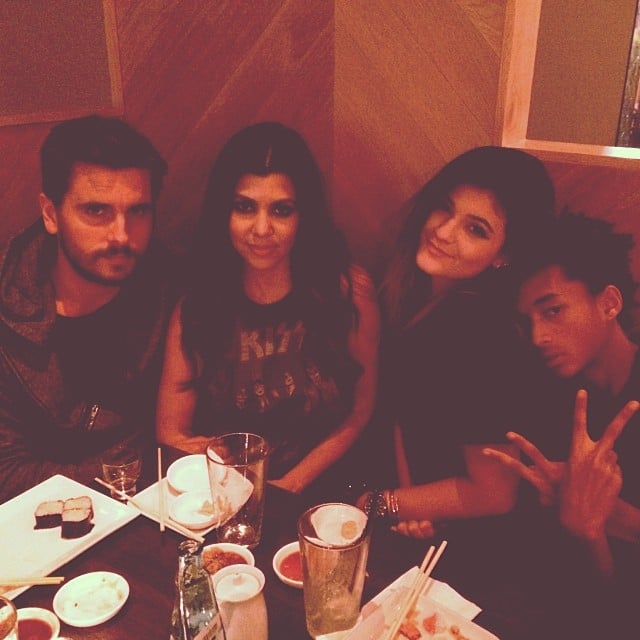 Kourtney Kardashian and Scott Disick went out on a double dinner date with Kendall Jenner and her boyfriend, Jaden Smith.
Source: Instagram user kourtneykardash