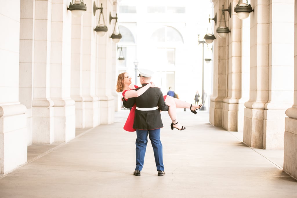 Military Couple Engagement Session in Washington DC