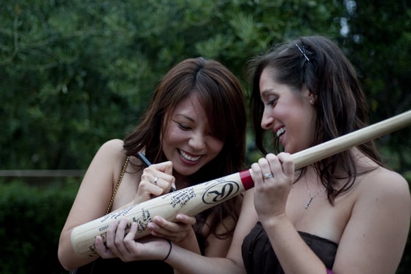 Baseball Bat Guest Book