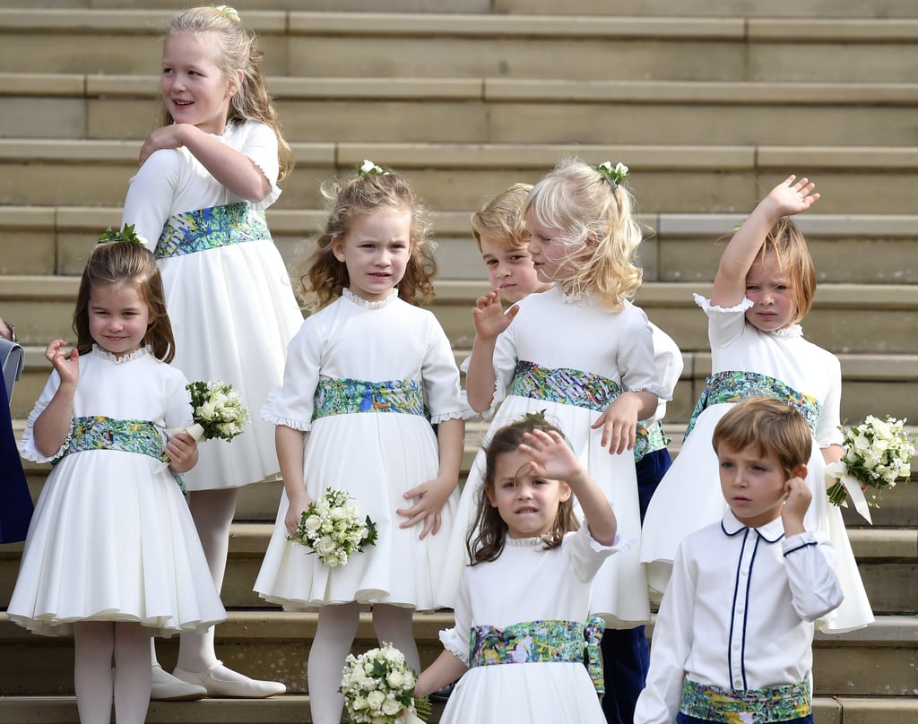 George and Charlotte at Eugenie's Wedding Pictures