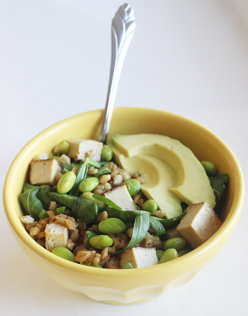 Lemon Soy Edamame Barley Bowl