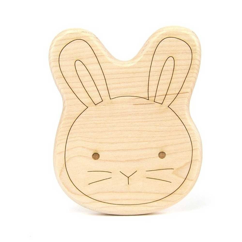 JoJo Maman BeBe Little Sapling Toys Bunny Wood Toy Teether