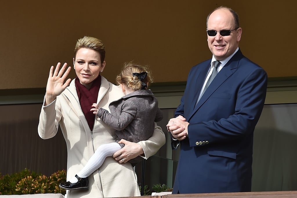 Princess Charlene and Family at Rugby Tournament Monaco 2017