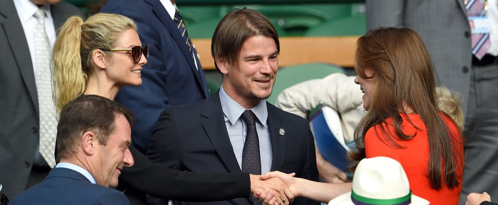 Josh Hartnett With Pregnant Girlfriend at Wimbledon