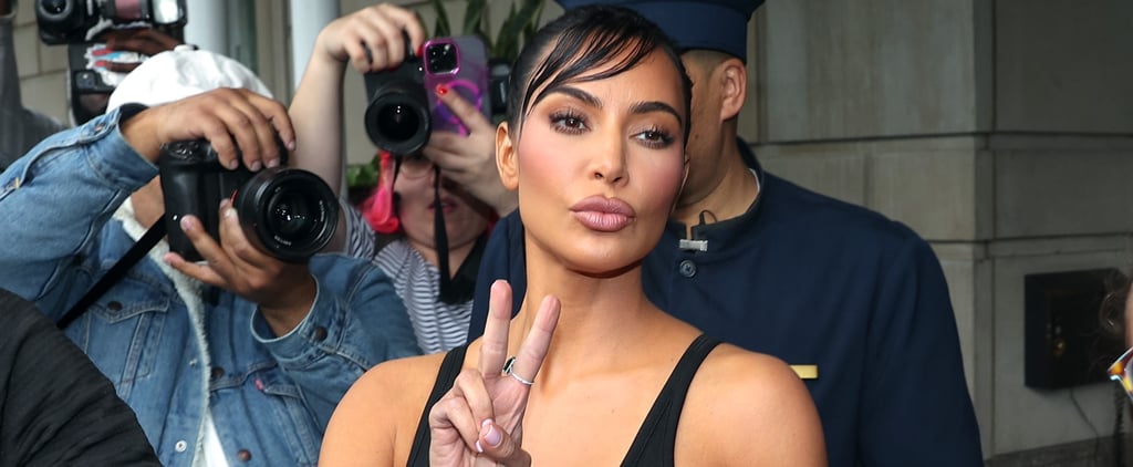 Kim Kardashian Wears a Hip Cutout Gucci Dress in NYC