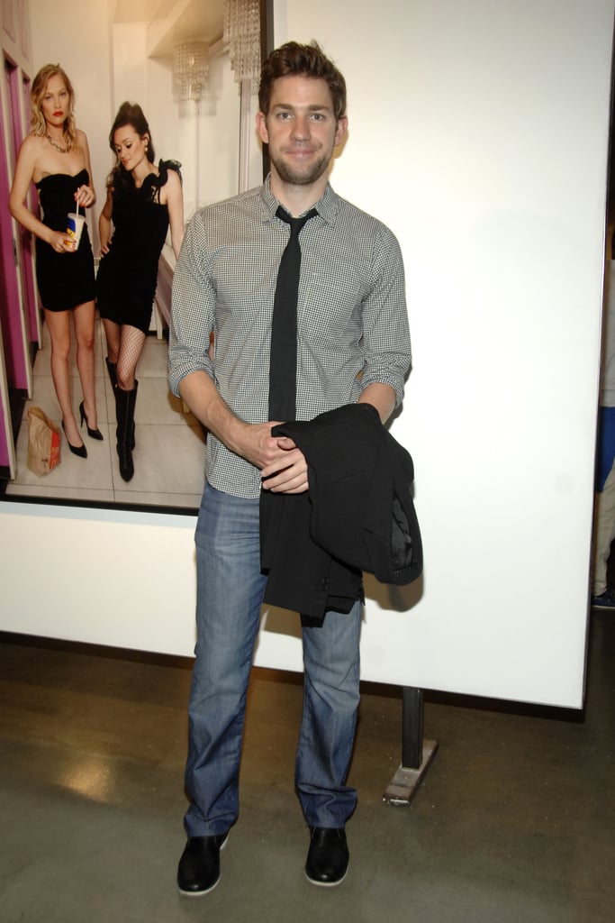 John Krasinski at the Loos by Zoe Buckman Photo Exhibition Opening in 2010