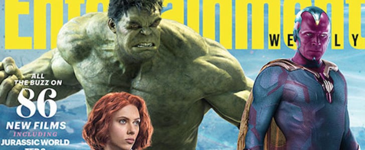 Avengers Character Vision on Entertainment Weekly Cover
