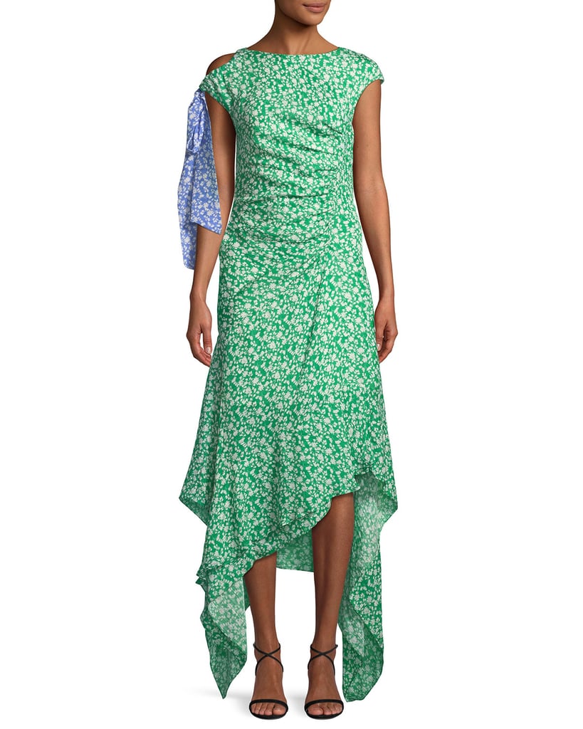 Tanya Taylor Carita Ditsy Floral Print Midi Dress