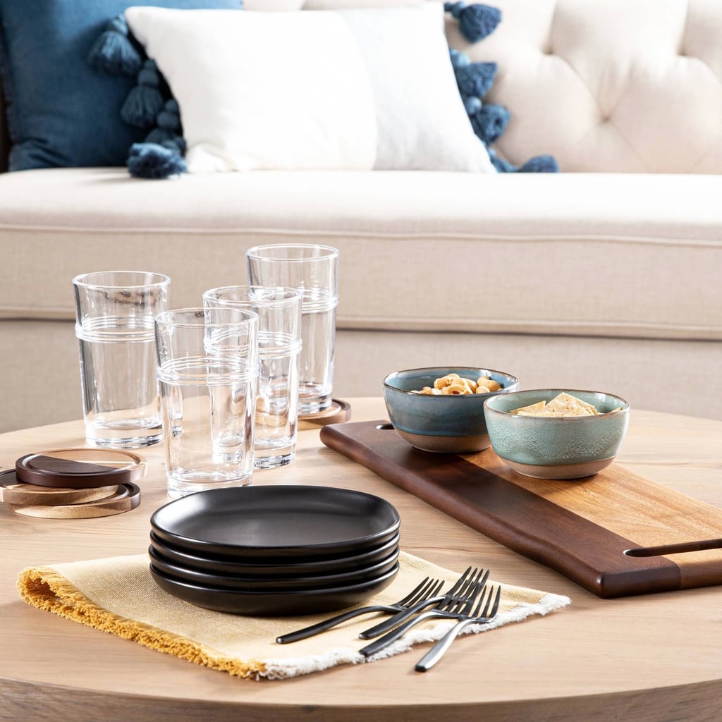 4pk Stoneware Appetizer Plate in Matte Black See Target's New Spring