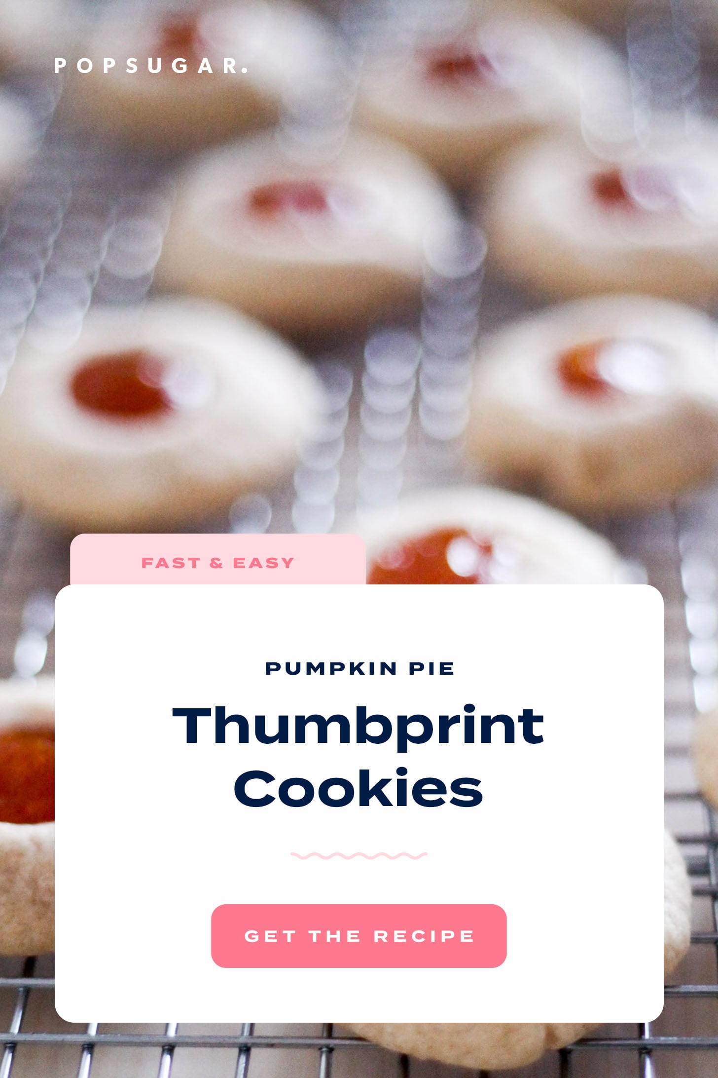 Pumpkin Pie Thumbprint Cookies Popsugar Food Photos of pumpkin spice soft sugar cookies. popsugar