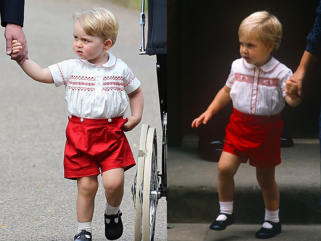 Prince George and Prince William Matching Outfits