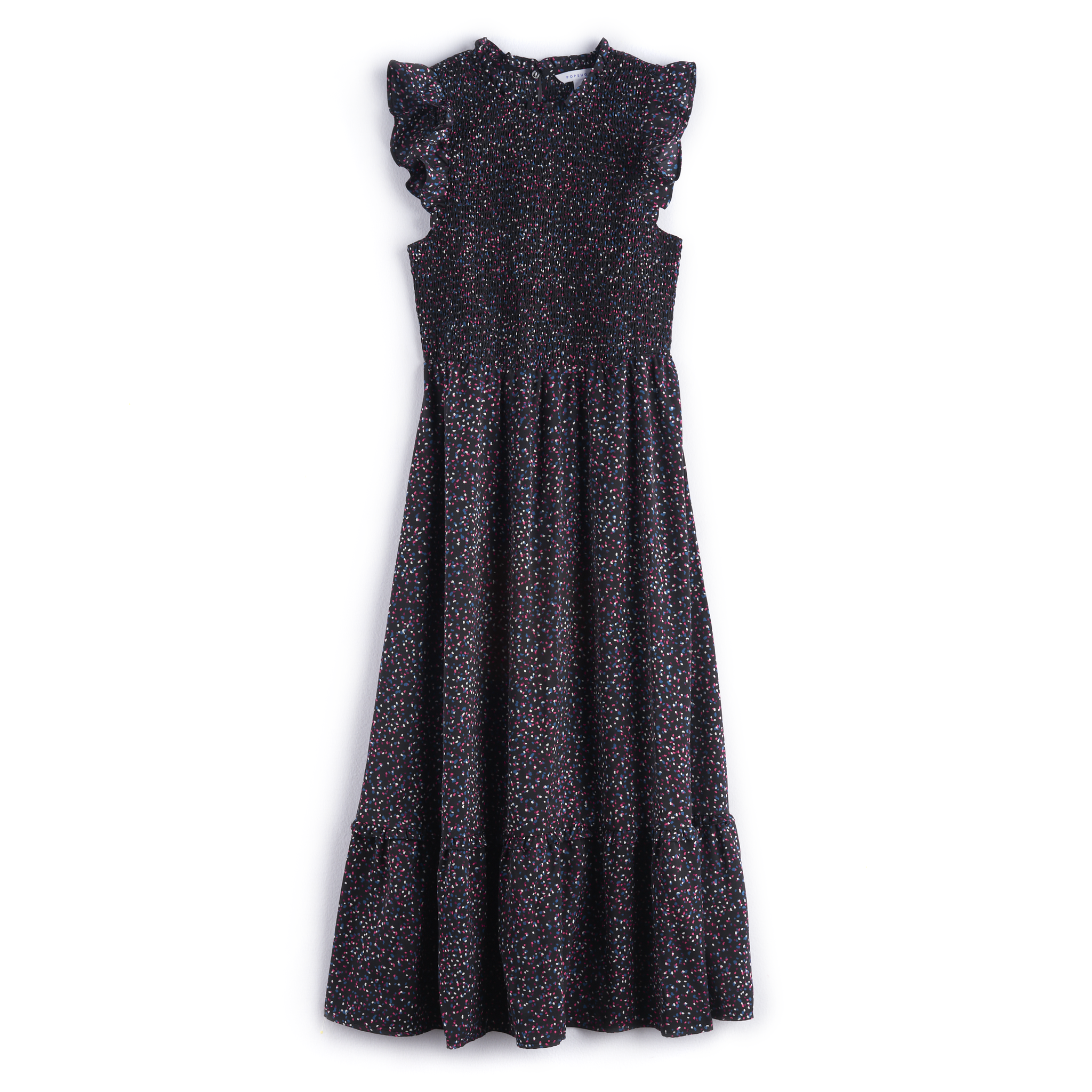 POPSUGAR Collection at Kohl s Ruffle Smocked Midi Dress in