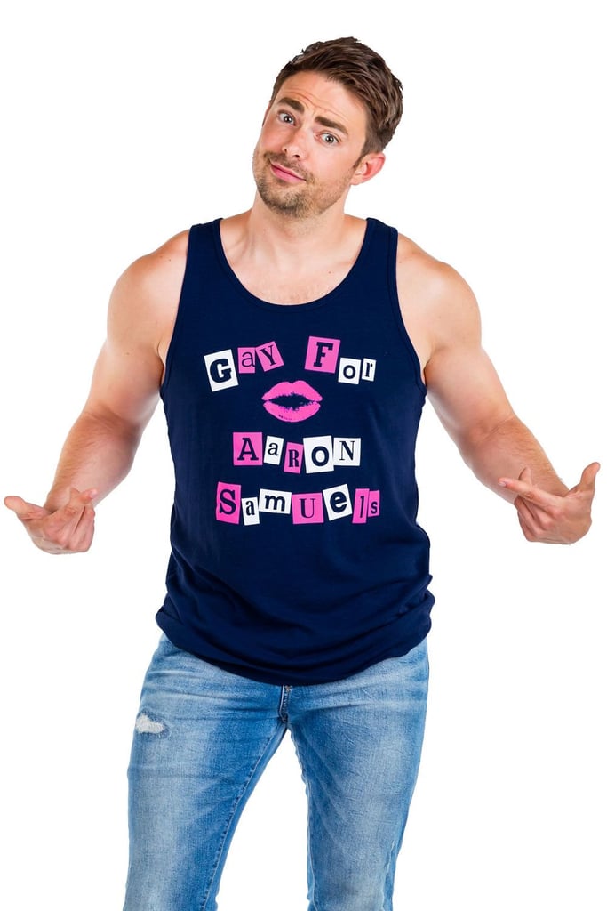 Jonathan Bennett x Tips Elves Gay For Aaron Samuels Pride Tank Top