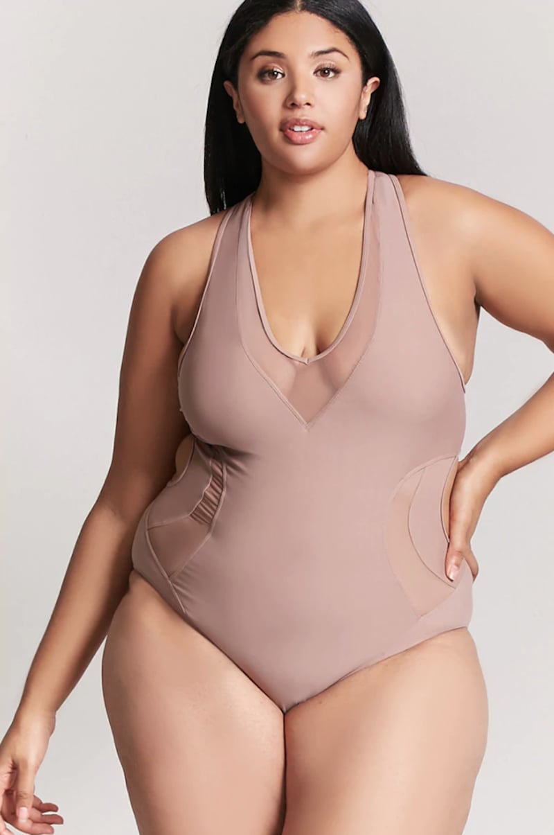 one piece swimsuit revealing