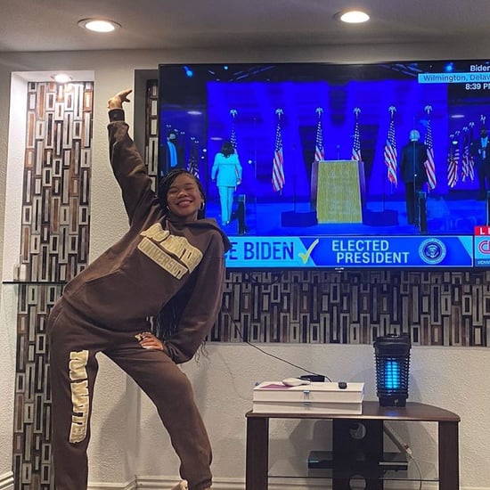 Storm Reid Wears You Matter Sweats to Watch Election Results