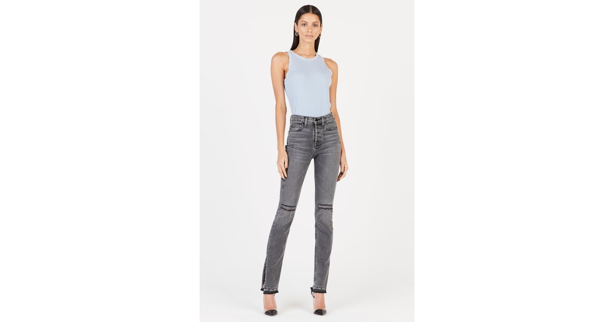 Cotton Citizen High Split Jeans The Easy 2 Piece Outfit to Try If