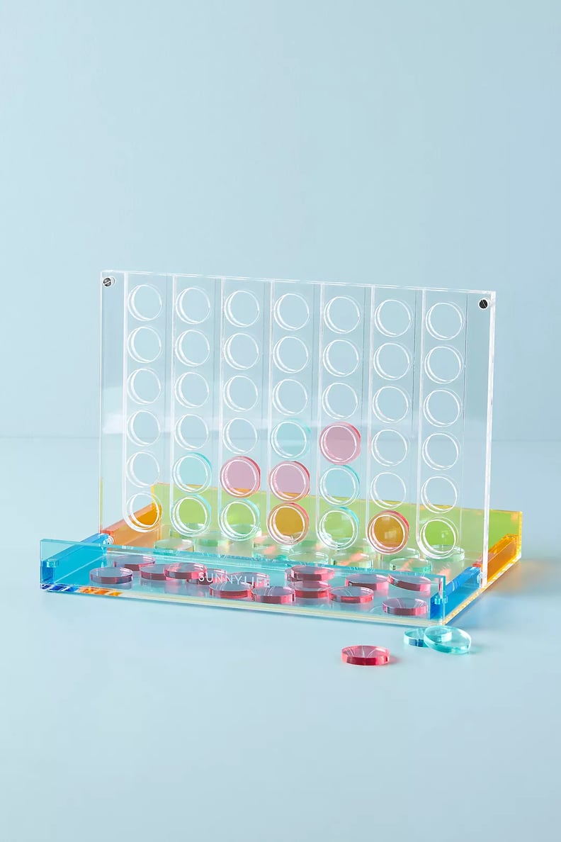A Colorful Set: Sunnylife Lucite Four-In-A-Row Game