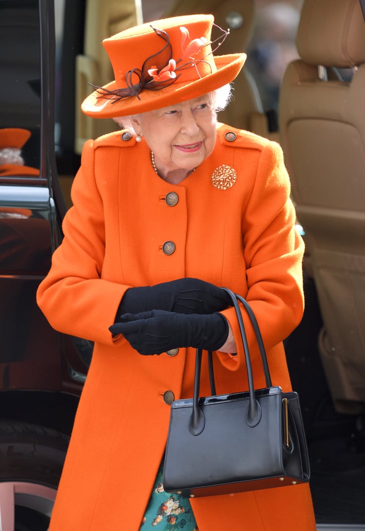 Queen Elizabeth II's Orange Outfit March 2019 POPSUGAR Fashion Photo 4