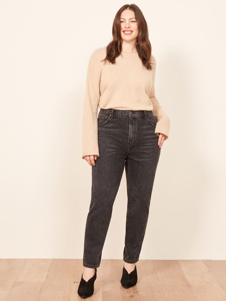 Plus size cigarette jeans