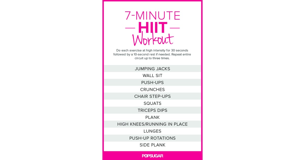 Just HIIT It | Printable Bodyweight Workouts | POPSUGAR Fitness Photo 3
