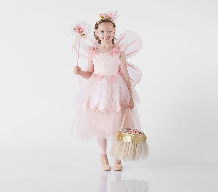Pottery Barn Kids Pink Paper Flower Fairy Costume