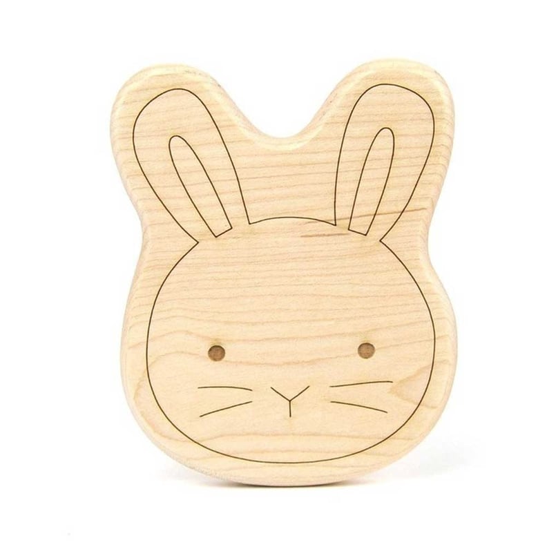 JoJo Maman BeBe Little Sapling Toys Bunny Wood Toy Teether
