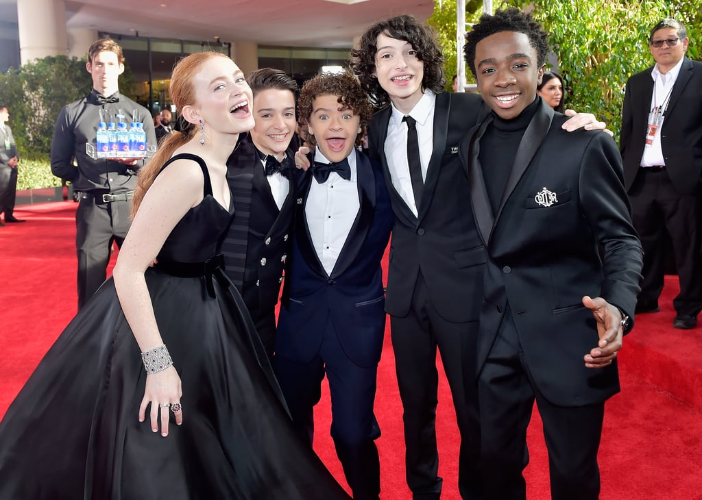 Stranger Things Cast at the 2018 Golden Globes