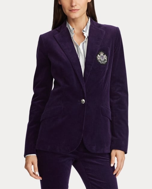 Ralph Lauren x Friends Bullion-Patch Corduroy Blazer