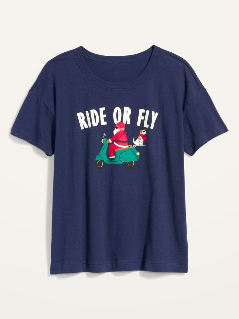 Loose-Fit Christmas Graphic Easy Tee