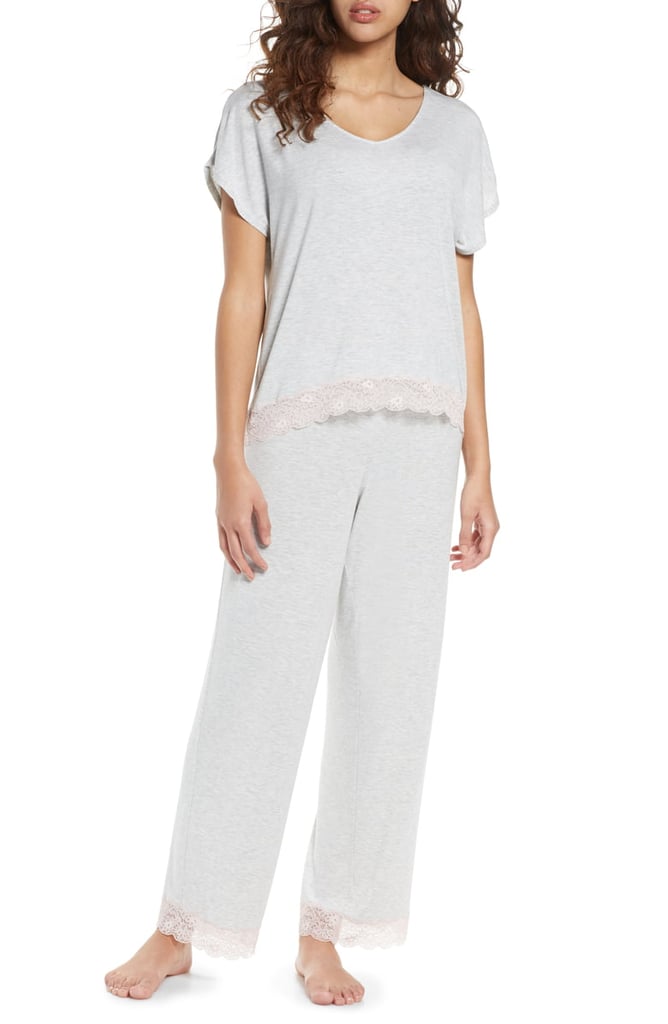 Nordstrom Moonlight Lace Trim Pajamas | Shop the Best Loungewear For ...