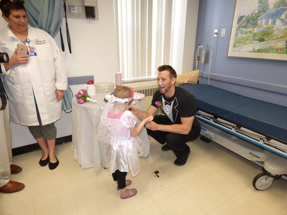4-Year-Old Cancer Patient Marries Her Nurse