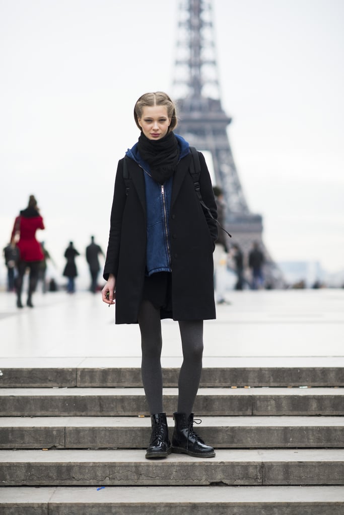 What's more Parisian chic than having the Eiffel Tower in the background of your portrait?
Source: Le 21ème | Adam Katz Sinding