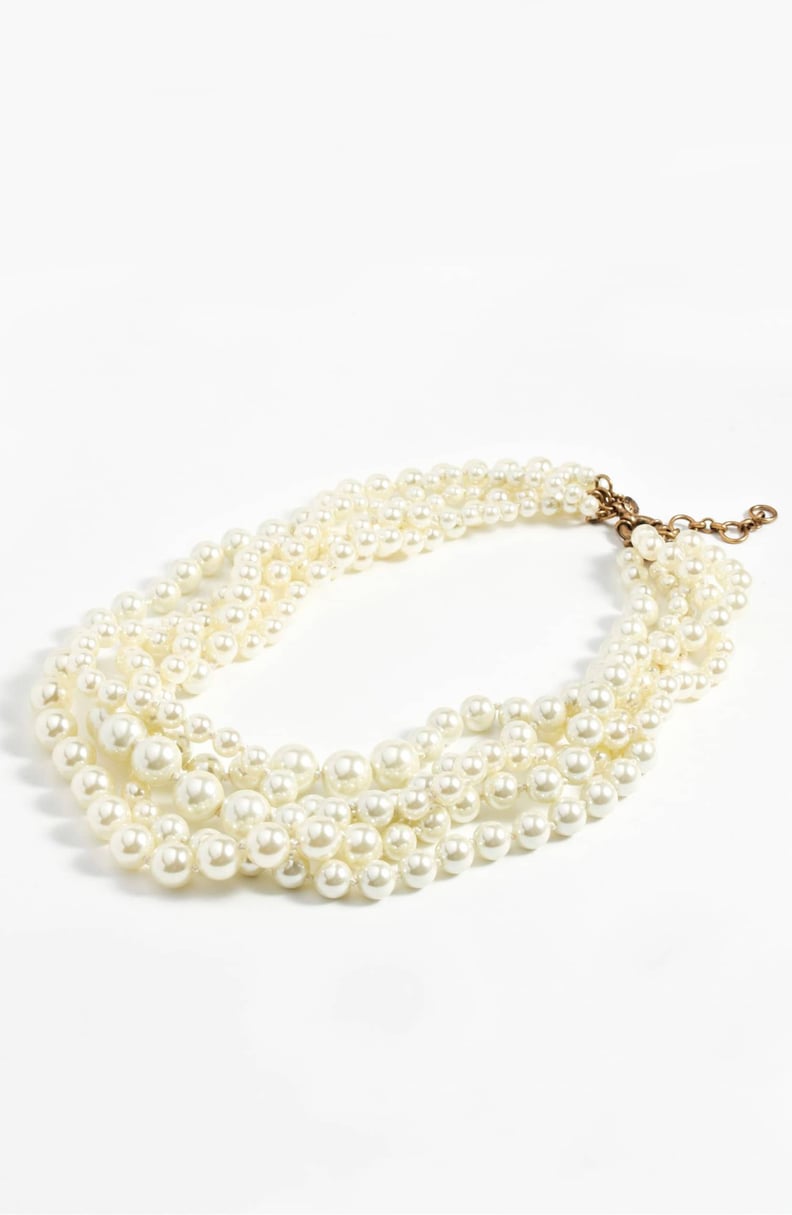 J.Crew Imitation Pearl Hammock Necklace