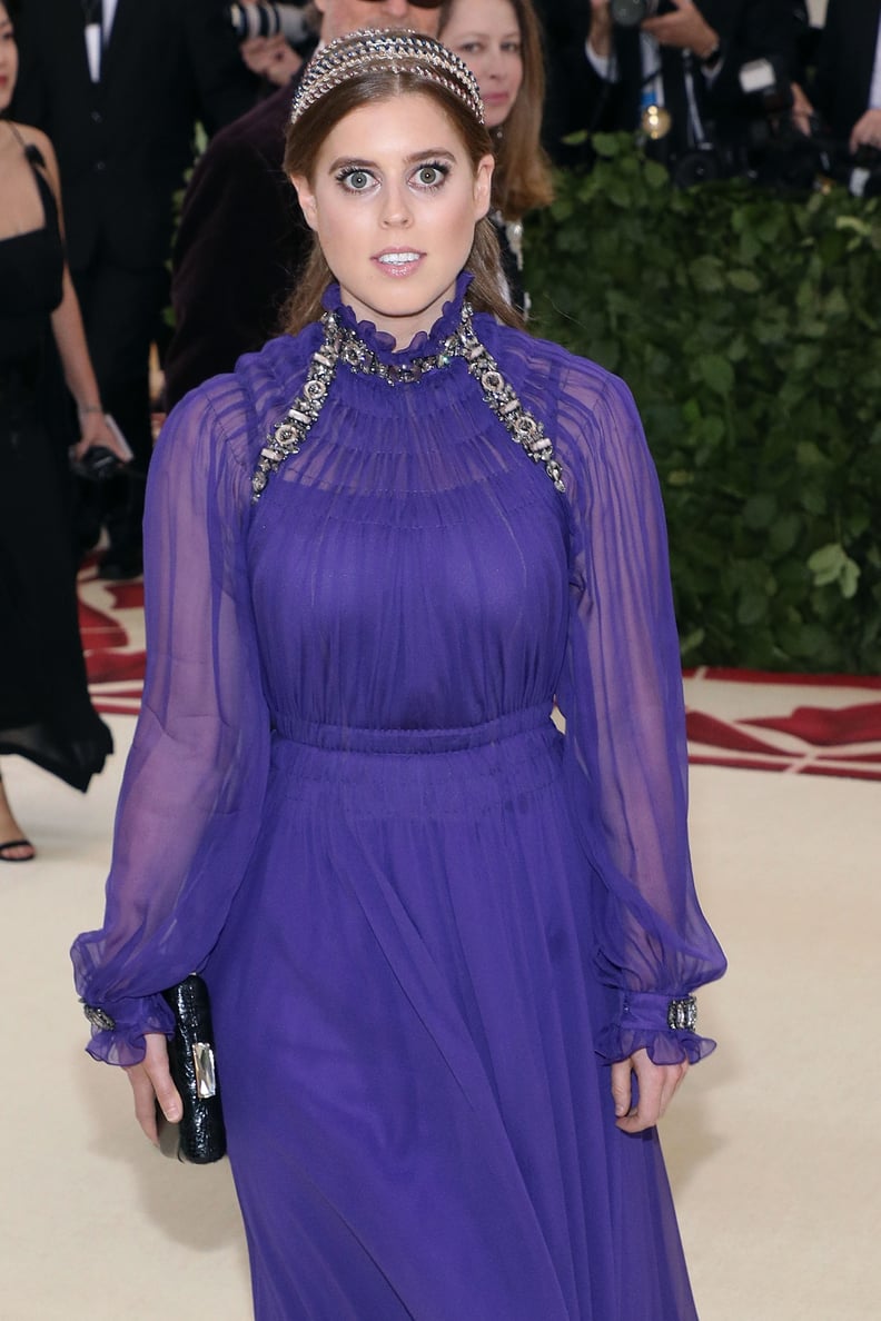 Princess Beatrice Purple Dress at the 2018 Met Gala | POPSUGAR Fashion