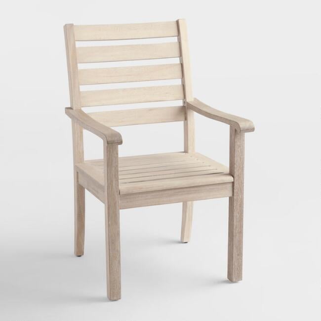 Whitewash Sevilla Outdoor Dining Armchair