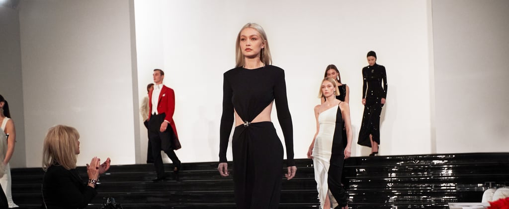 Gigi Hadid Models at the Ralph Lauren Fall 2022 Runway Show