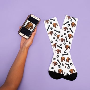 Prezzybox Personalised Dog on Socks