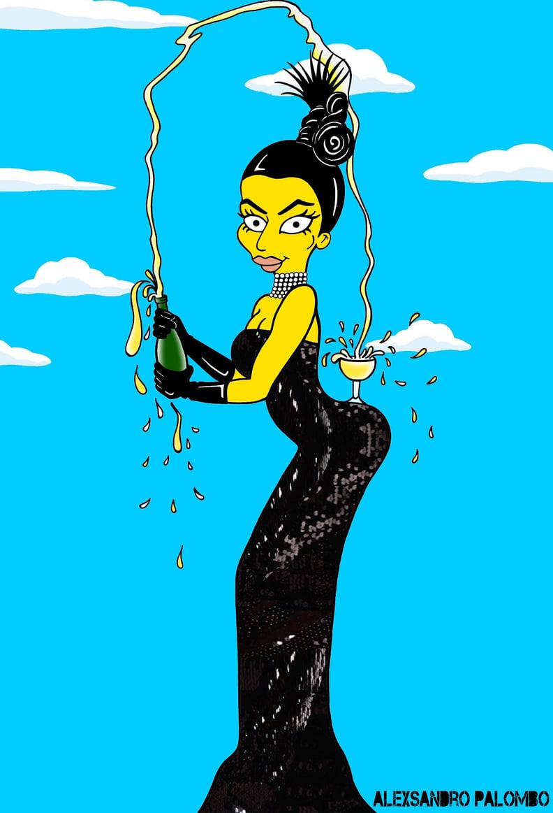 Kim Kardashian as a Simpsons Character | PS Tech, image size:792x1163