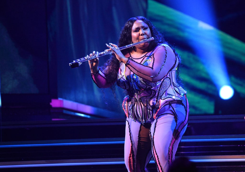 Lizzo's Christian Siriano Grammys Gown and Neon Bodysuit