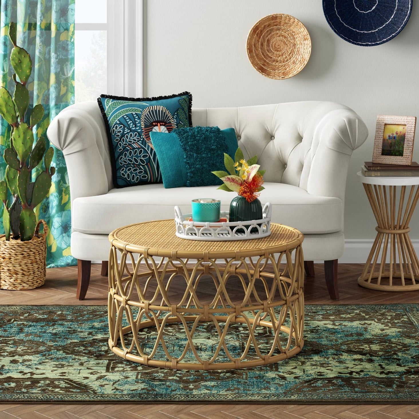 Opalhouse jewel store round coffee table