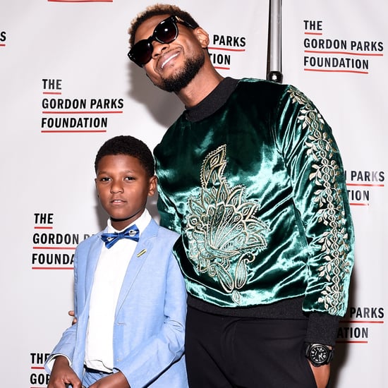 Usher and His Son at Gala in NYC June 2017