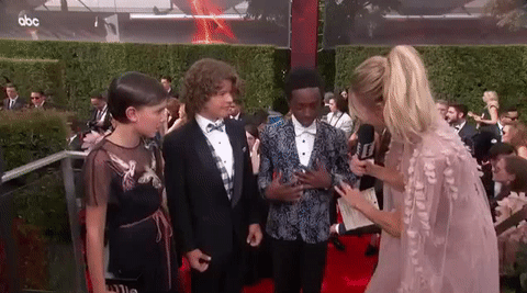 Stranger Things Cast at the Emmys 2016