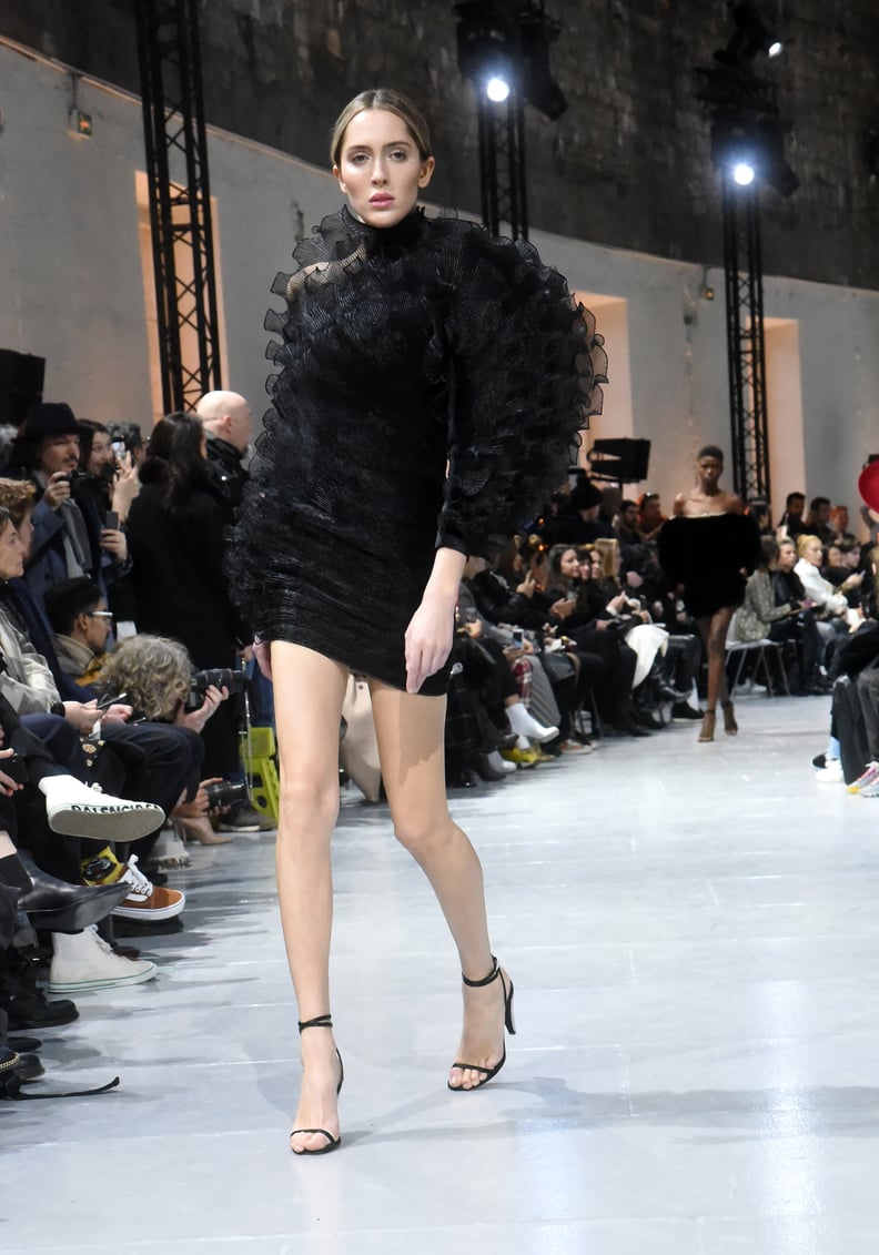 Rihanna's Alexandre Vauthier Couture Dress on the Runway During Paris Fashion Week