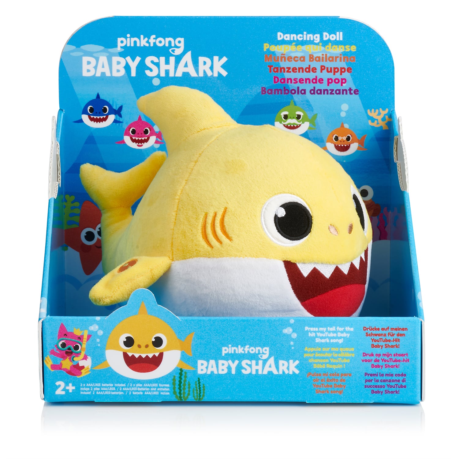 pinkfong baby shark official singing plush