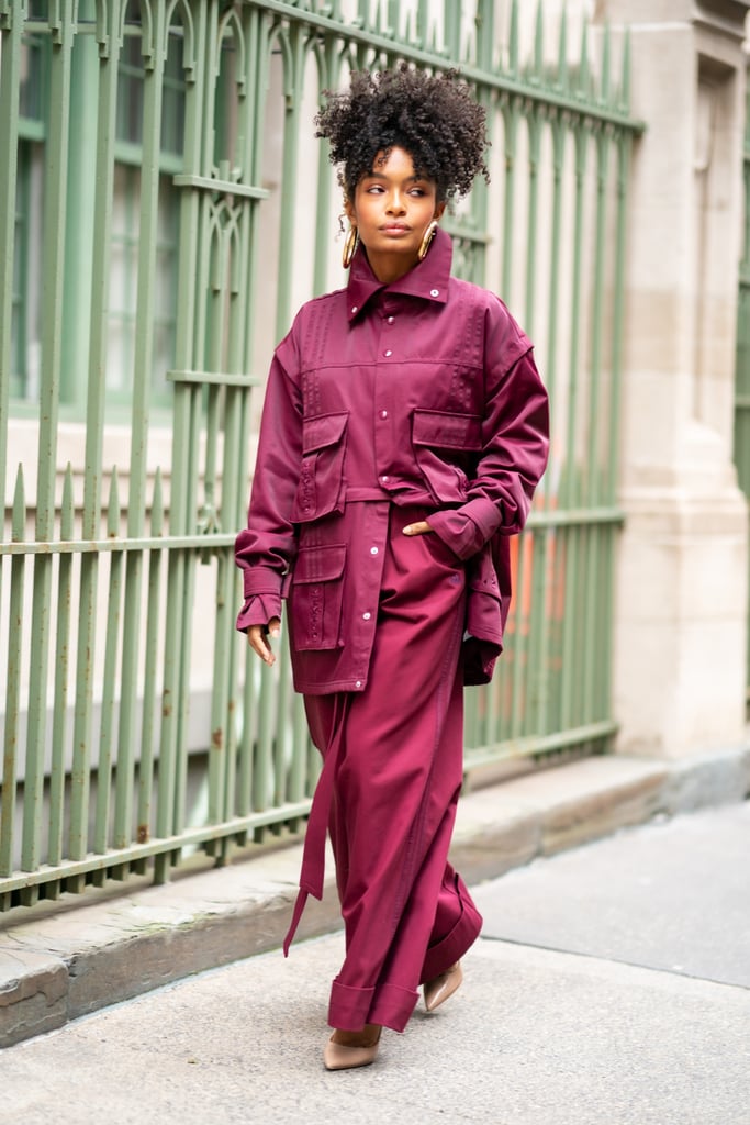 Yara Shahidi Wearing Ivy Park x Adidas in NYC
