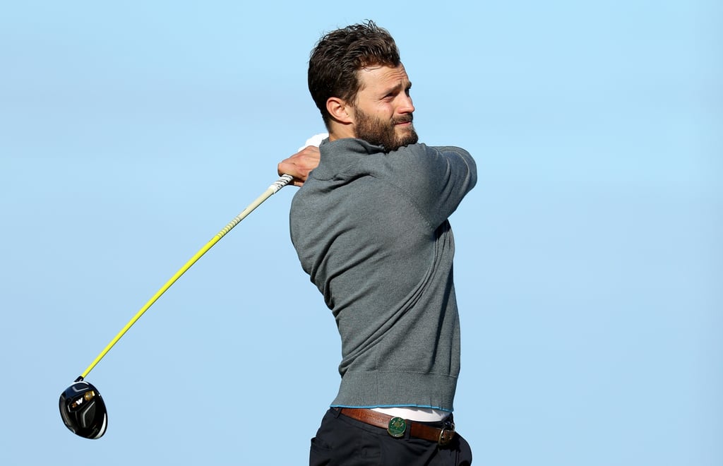 Jamie Dornan Golfing Pictures