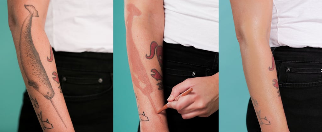 How To Hide A Tattoo With Makeup Video Popsugar Beauty Australia
